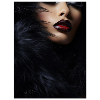 »Girl With Black Fur 1«