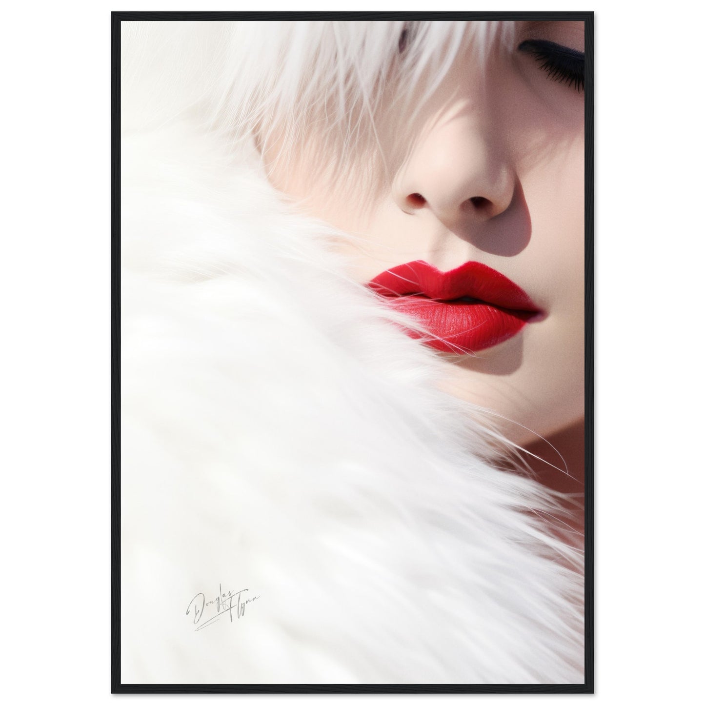 »Girl With White Fur 3«