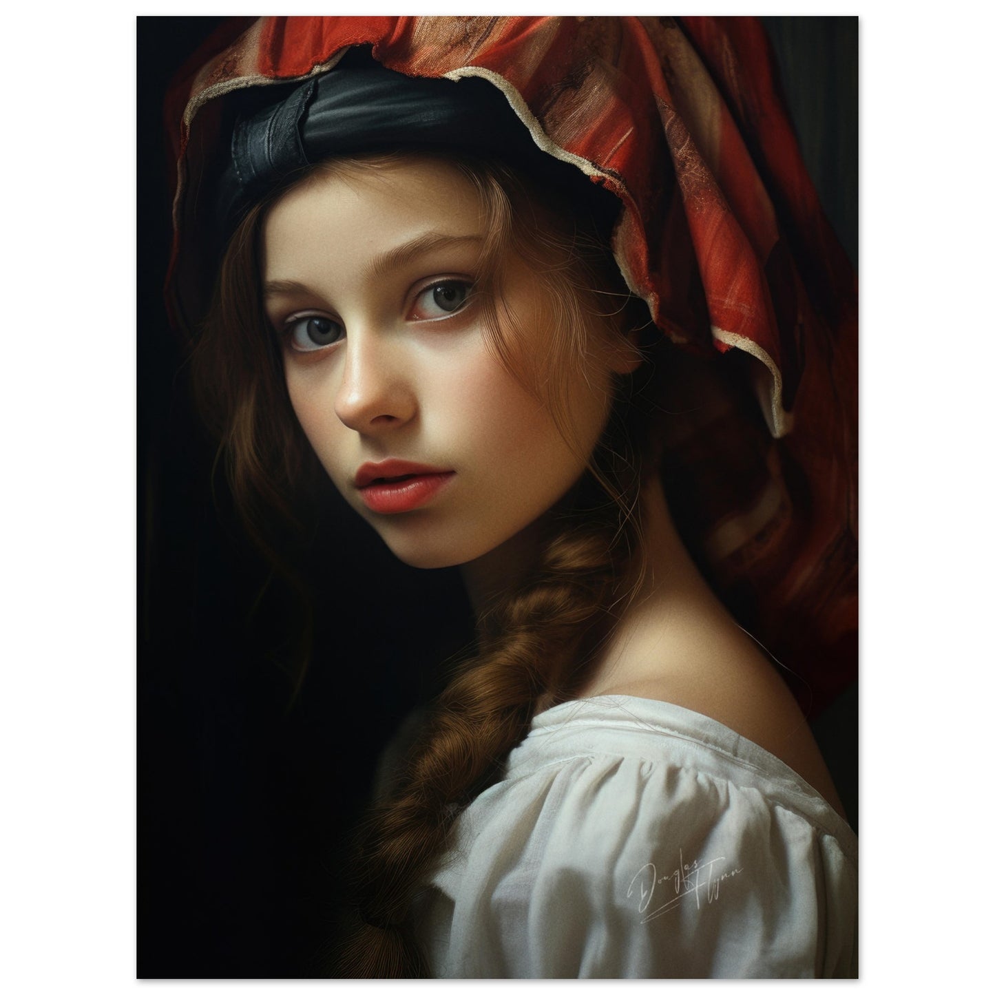 »Deborah Regency Girl Portrait 1«