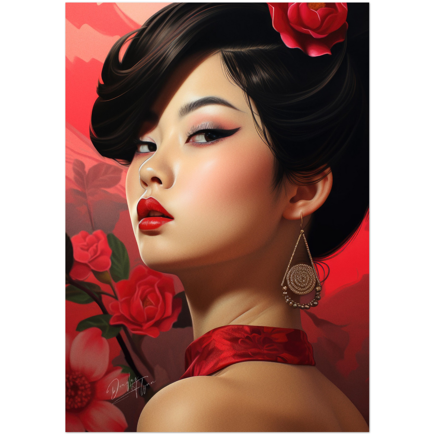 »Oriental Vintage Girl 4«