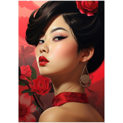 »Oriental Vintage Girl 4«