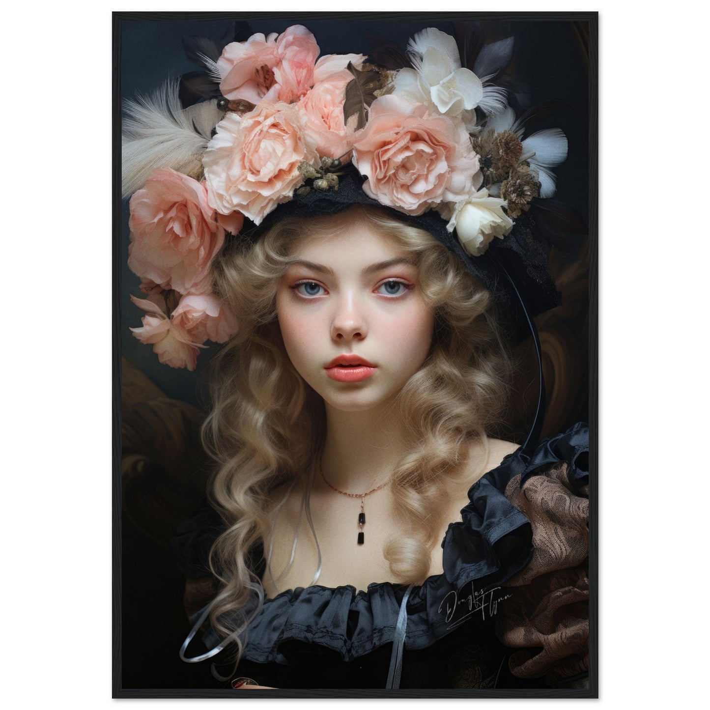 »Mary Rococo Girl Portrait 4«