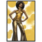 »Glamorous Gold Sequin Embellished Halter-Neck Jumpsuit, 1970s«