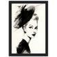 »Glamorous Fascinator, 1950s with Feather and Netting Accents«