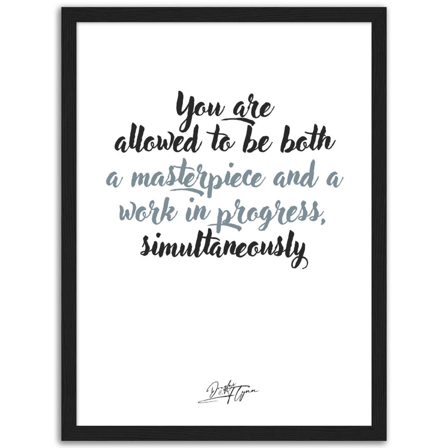 »You are allowed to be both«