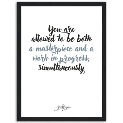 »You are allowed to be both«