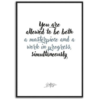 »You are allowed to be both«