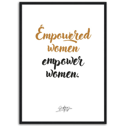 »Empowered women«