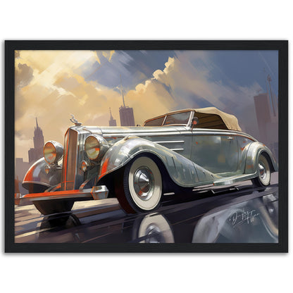 »Silver 1930s Pierce-Arrow Silver Arrow vintage cabriolet«