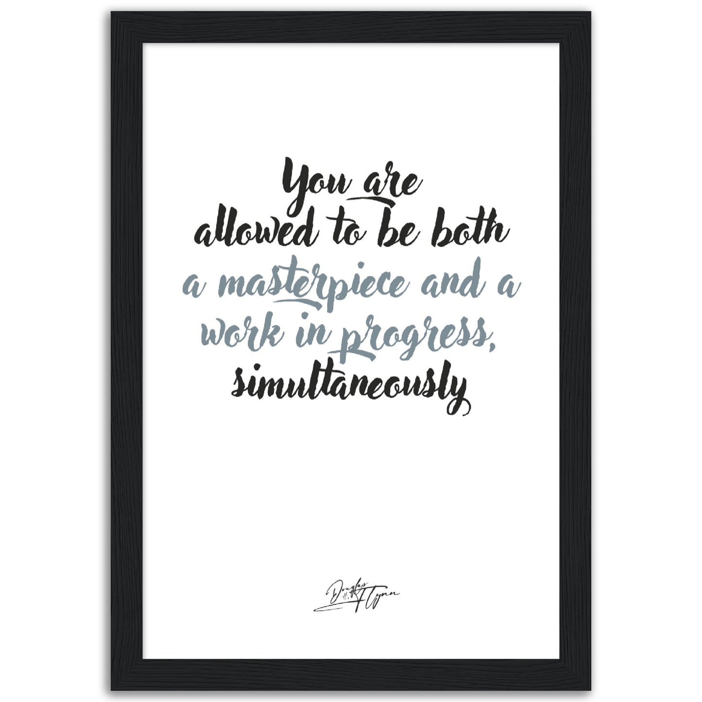 »You are allowed to be both«