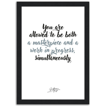 »You are allowed to be both«