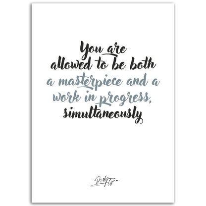 »You are allowed to be both«