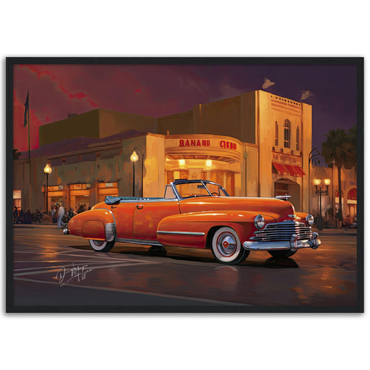 »Tangerine 1940s Convertible vintage car«