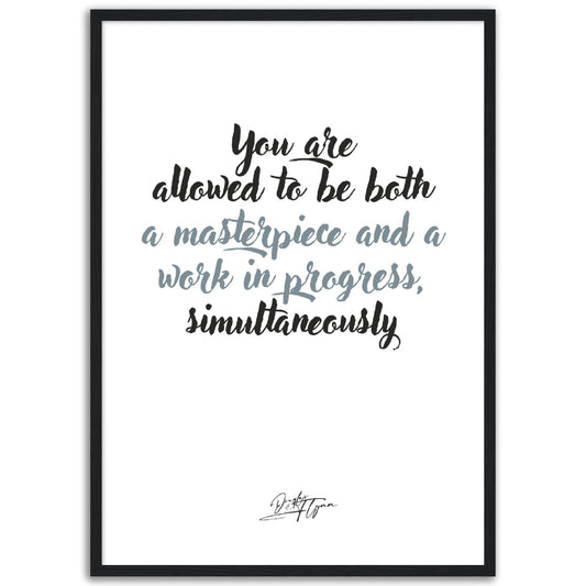 »You are allowed to be both«