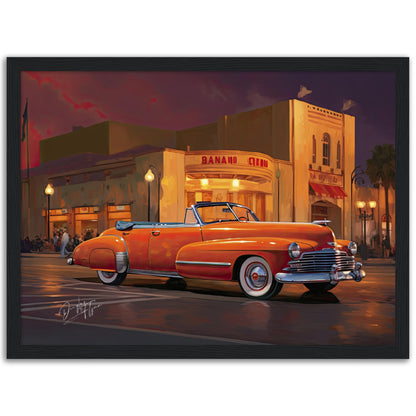 »Tangerine 1940s Convertible vintage car«