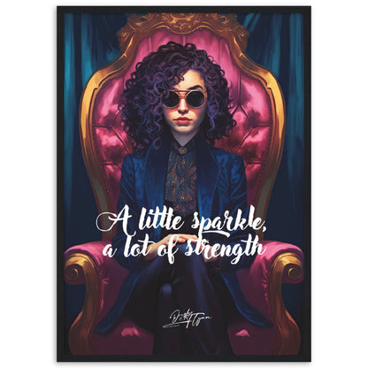 »A little sparkle, a lot of strength«