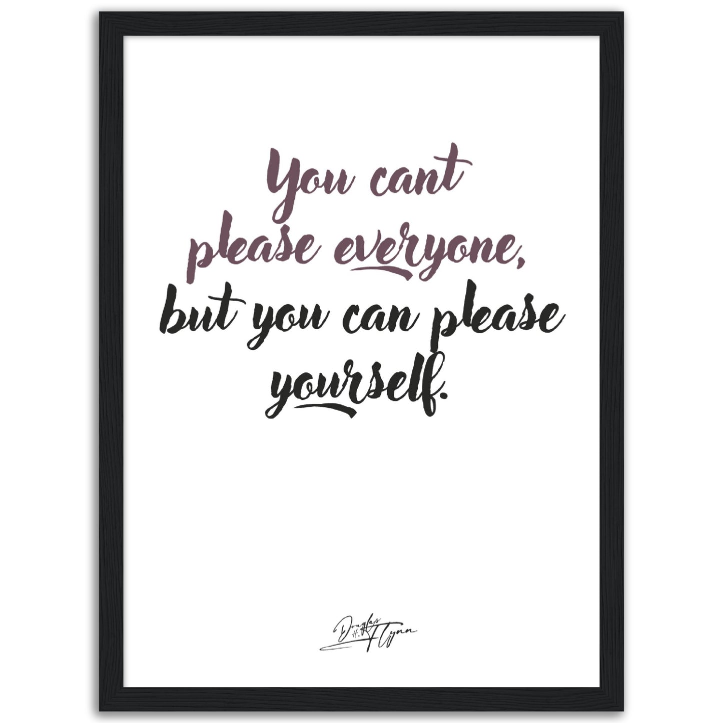»You can't please everyone«