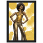»Glamorous Gold Sequin Embellished Halter-Neck Jumpsuit, 1970s«