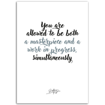 »You are allowed to be both«