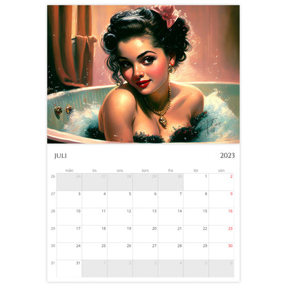 »Classic Saloon Girls 2023«, väggkalender