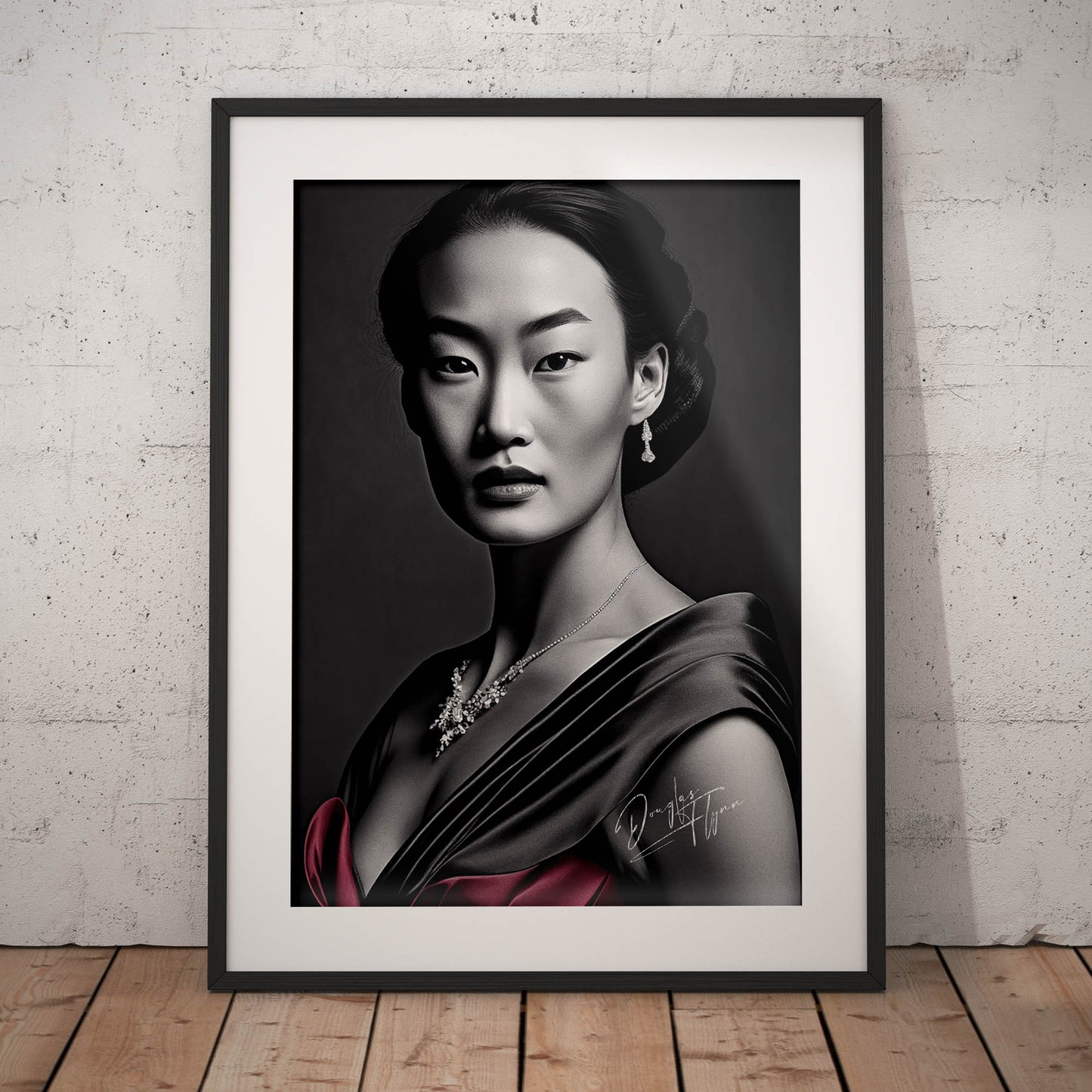 »Fashion Warrior« retro poster