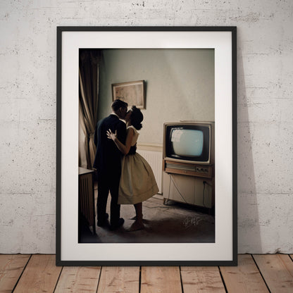 »Kiss and Say I Do« retroposter