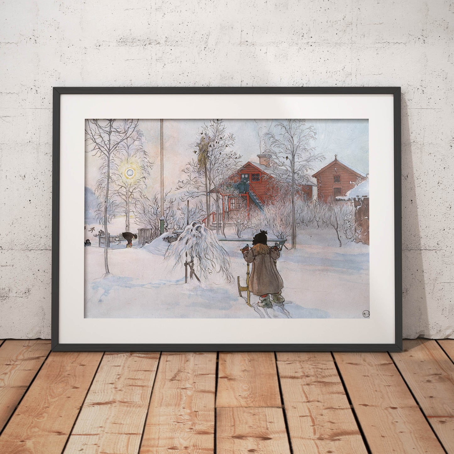 »Gården och Brygghuset« av Carl Larsson