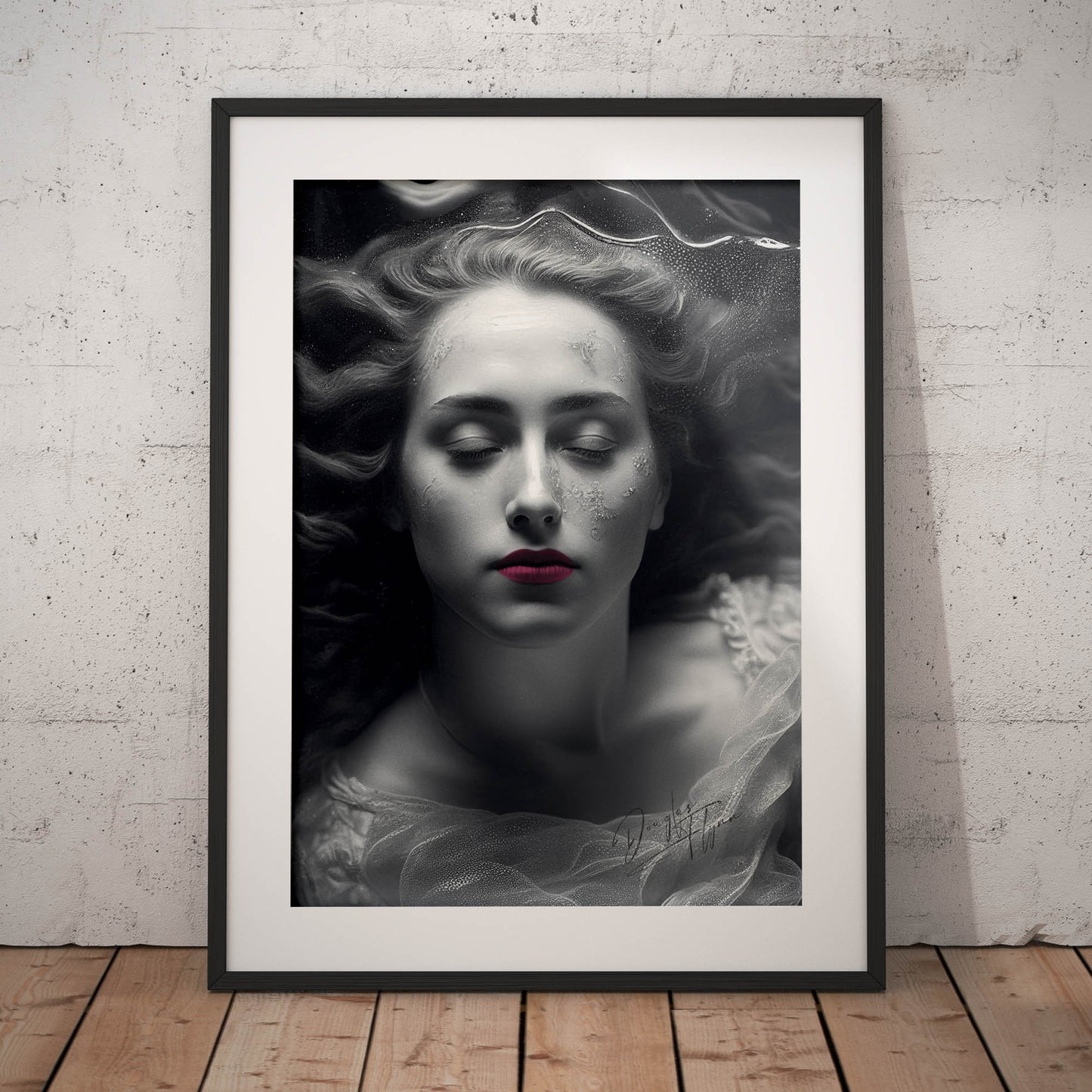 »Mermaid's Allure« retro poster