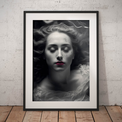 »Mermaid's Allure« retro poster