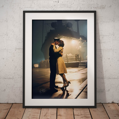 »Perfect Kiss« retroposter