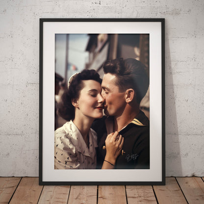 »The Sweetest Kiss« retroposter