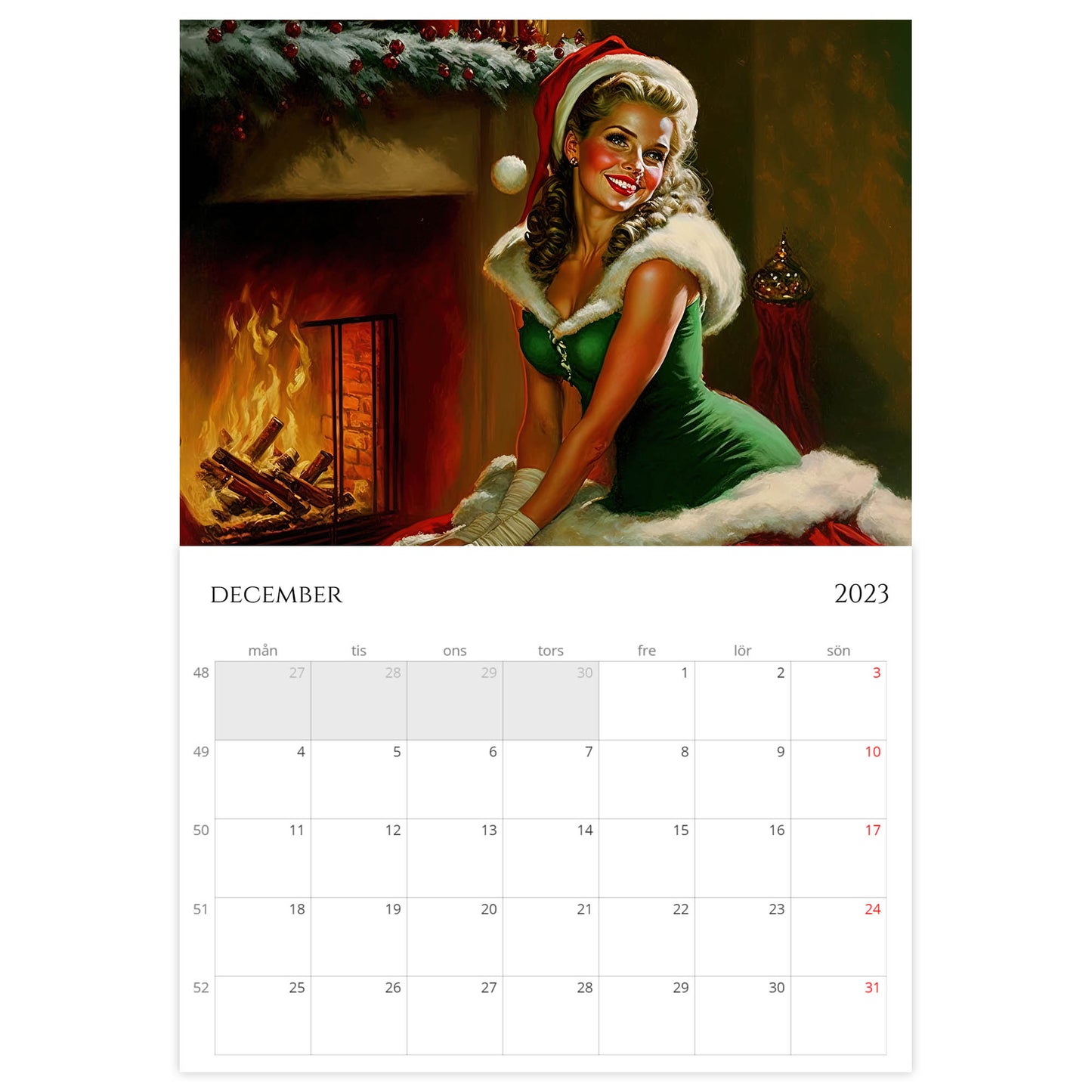 »Classic Calendar Girls 2023«, väggkalender