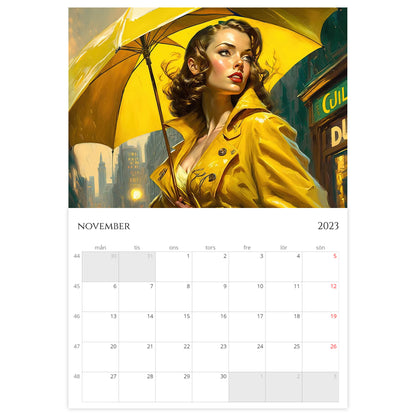 »Classic Calendar Girls 2023«, väggkalender