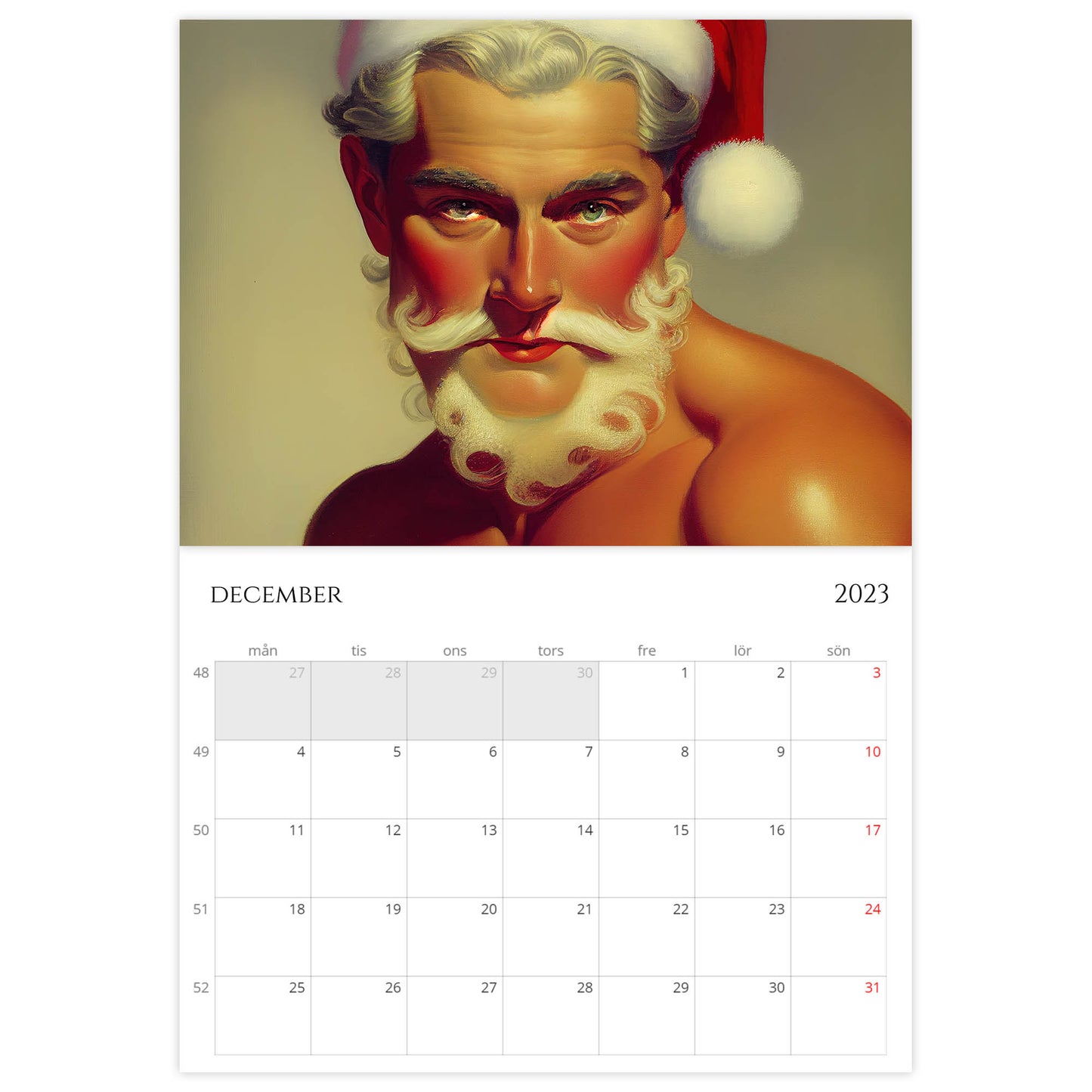 »Classic Calendar Boys 2023«, väggkalender