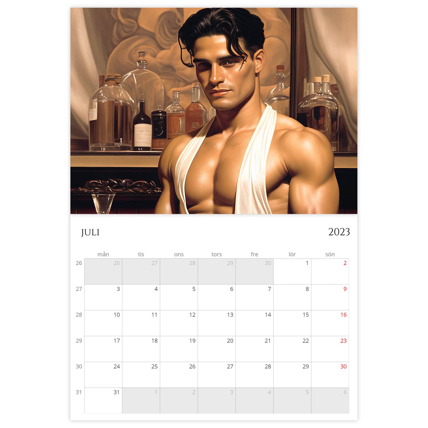 »Classic Calendar Boys 2023«, väggkalender