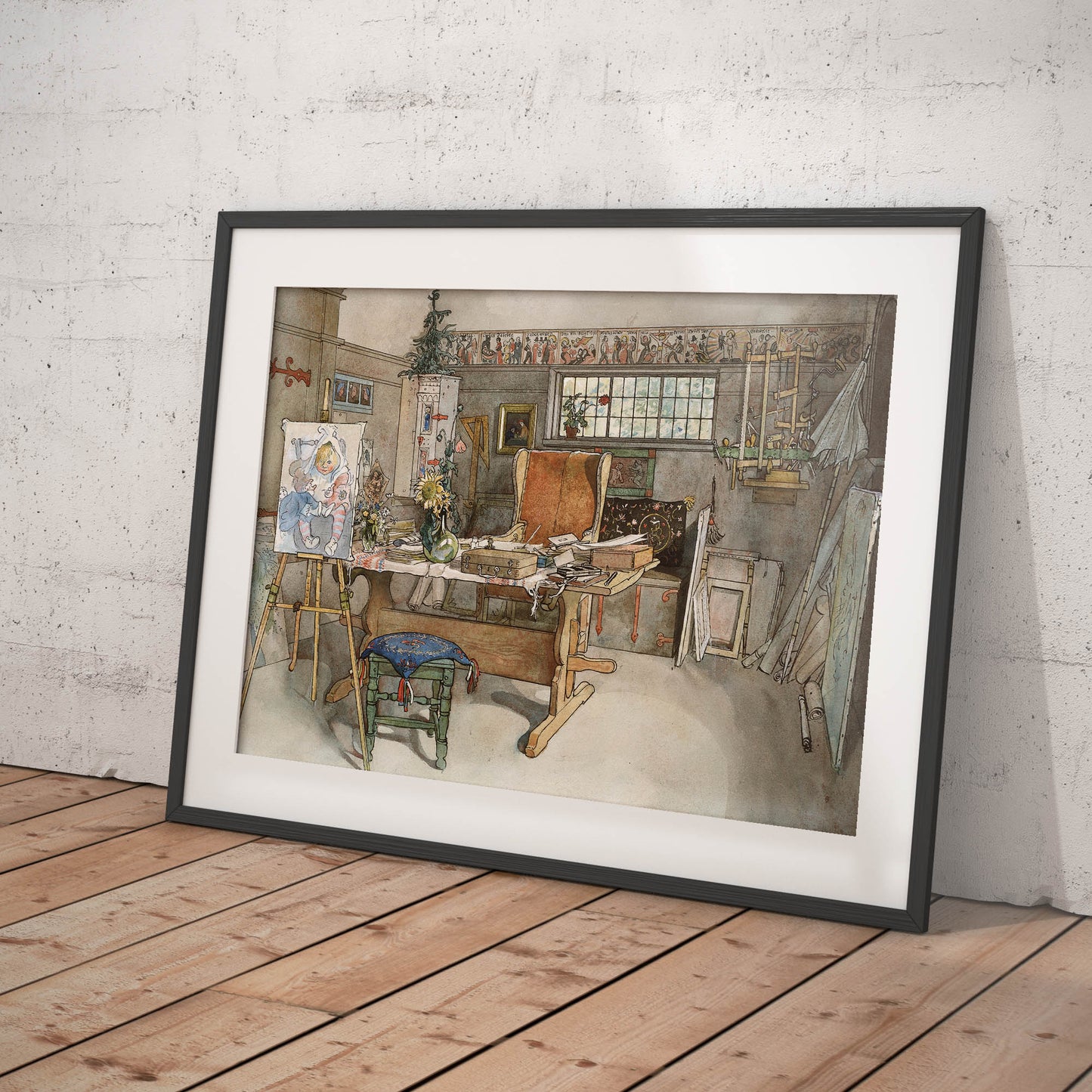 »Ateljén, andra hälften« av Carl Larsson