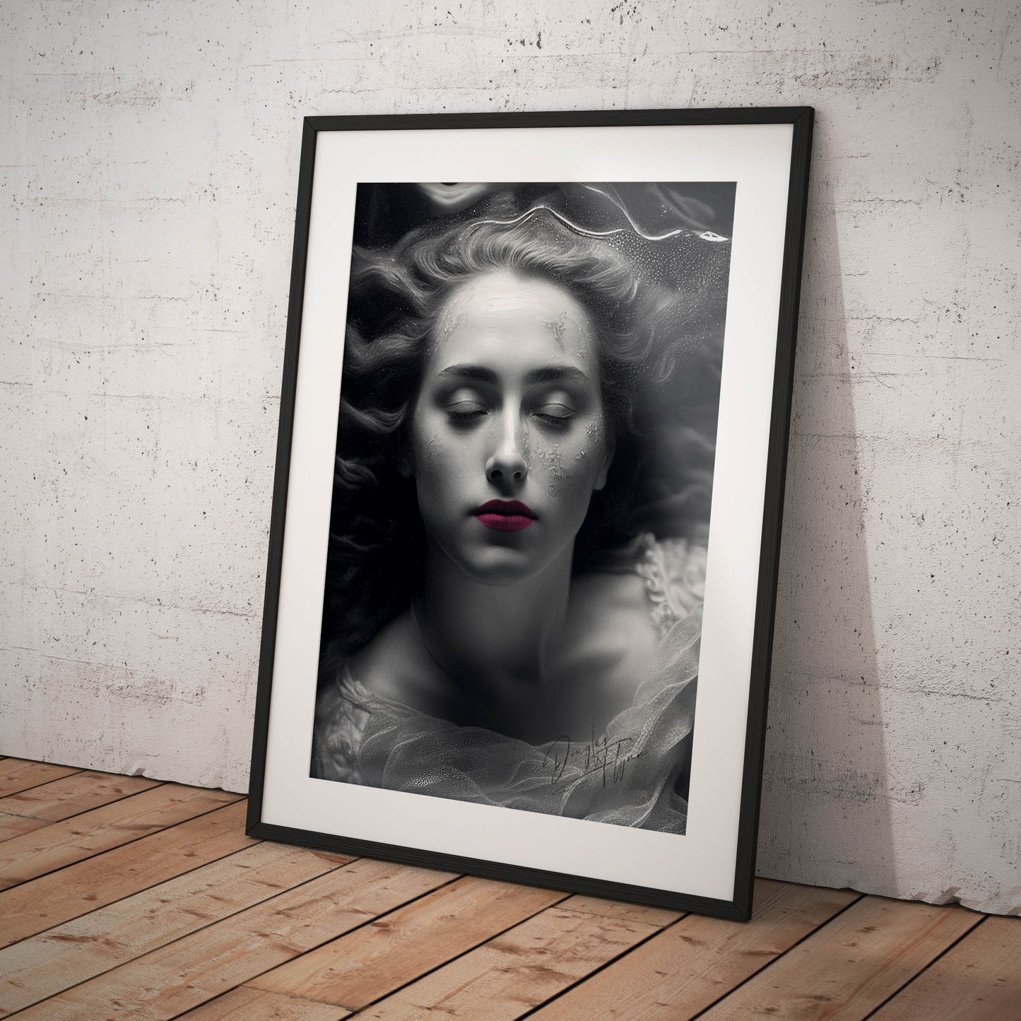 »Mermaid's Allure« retro poster