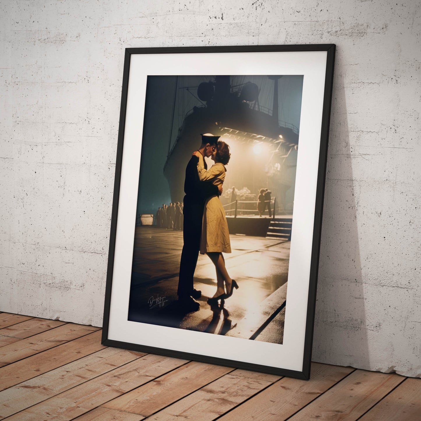 »Perfect Kiss« retroposter