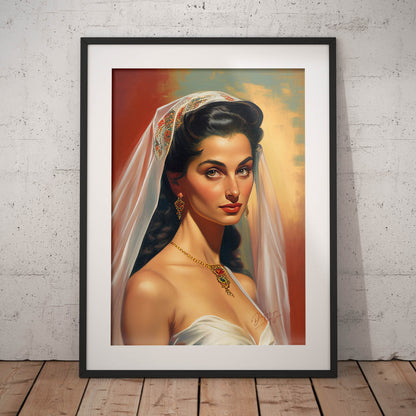 »Bridal Glamour« retro poster