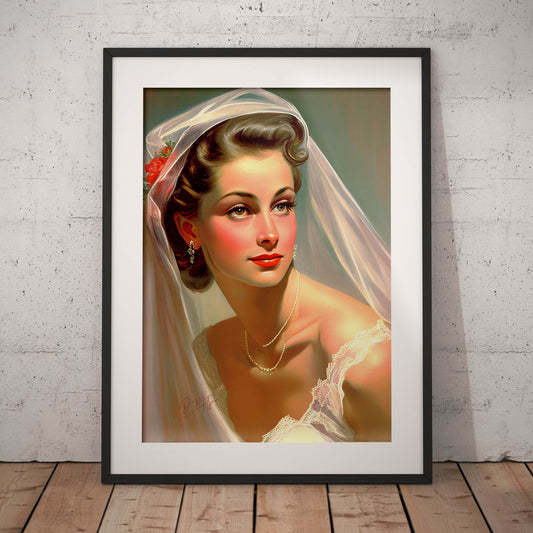 »Bride Dreams« retro poster