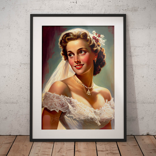 »Love forever« retro poster