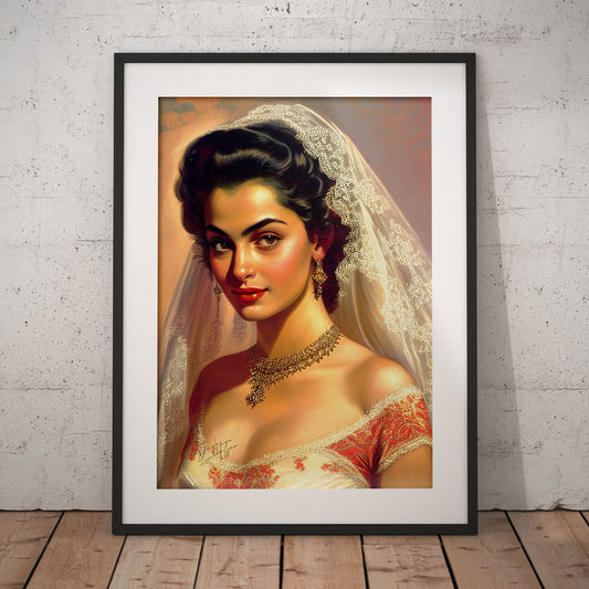 »Wedding Joy« retro poster