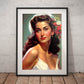 »White Wedding Memories« retro poster