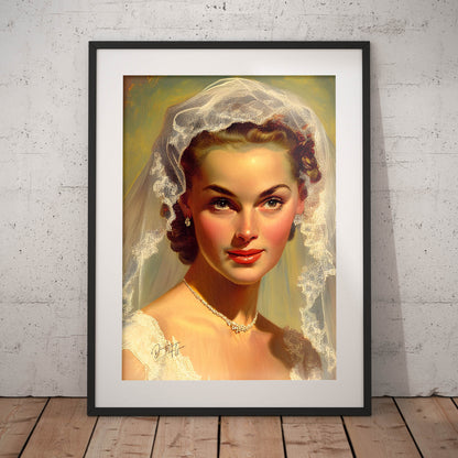 »Wedding Memories« retro poster