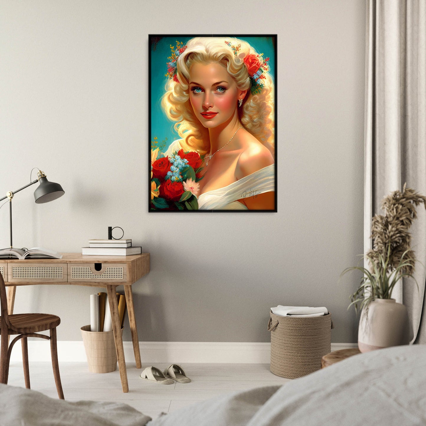 »Bridal Elegance on Stage« retro poster