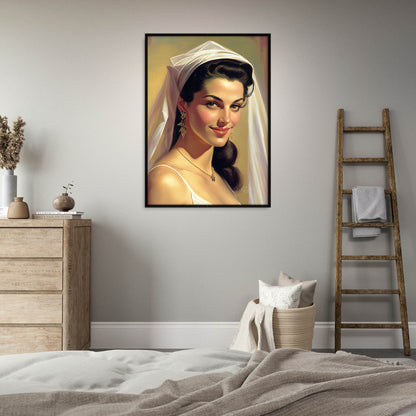 »Bridal Beauty and Style« retro poster