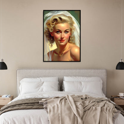 »Bridal Vintage Chic« retro poster
