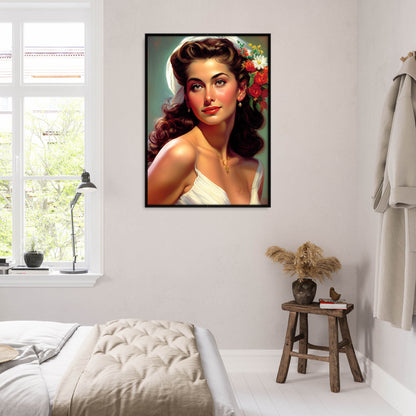 »White Wedding Memories« retro poster