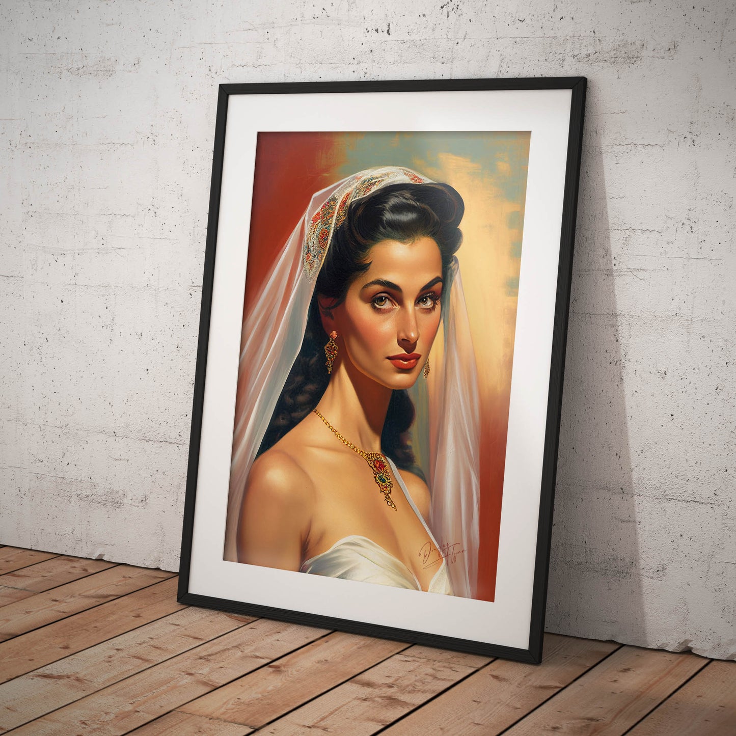 »Bridal Glamour« retro poster