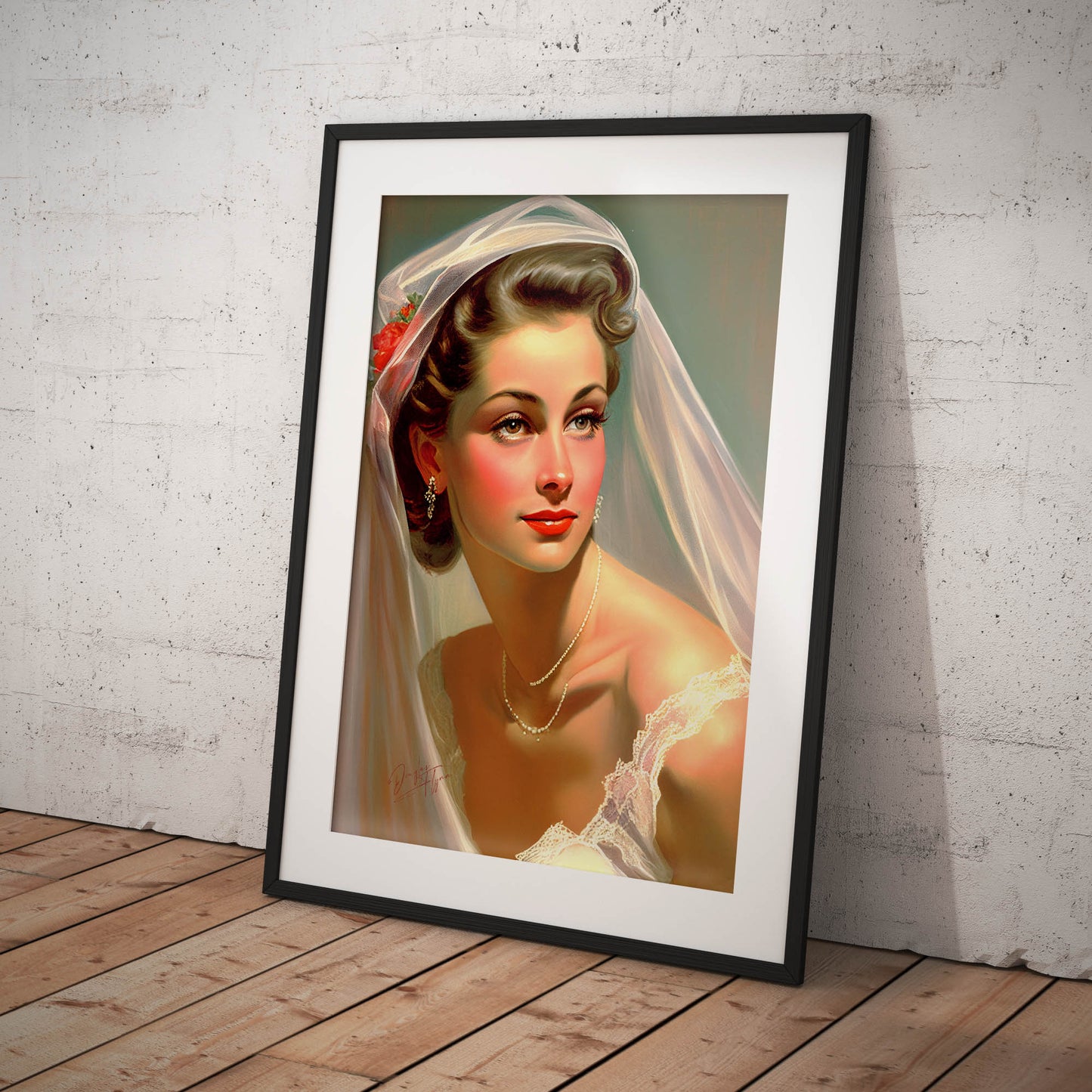 »Bride Dreams« retro poster